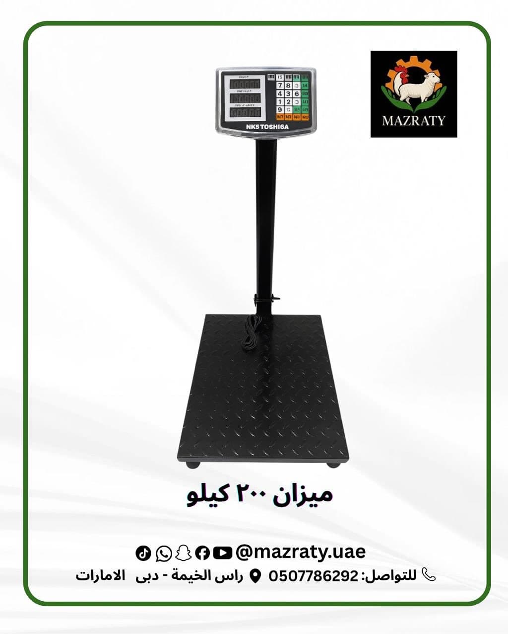 Digital Platform Scale 200/300 kg